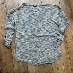Express Heathered Gray Top